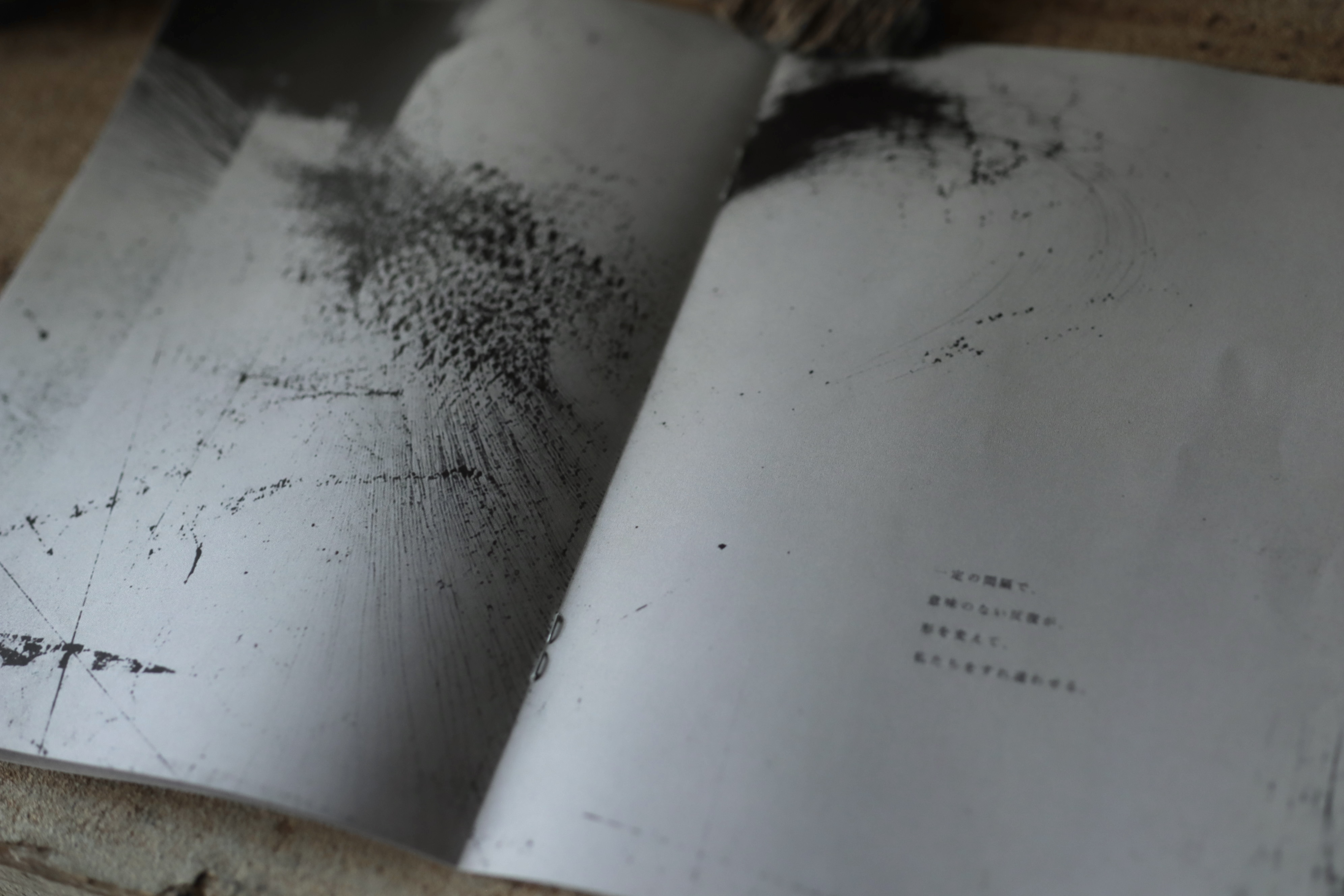 zine『境界採集』の本文ページ